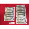 Image 1 : 15 Bank of Canada 1973 $1 Bank Notes All in Good Shape. Not in Sequence
