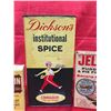 Image 2 : Vintage Dickens Institutional Spice Cinnamon 1lb Tin and an Old Asprin Box with Asprin Bottle and Co