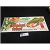 Image 1 : Vintage " A Frozen Treat From Popsicle Pete" Freezer Door Sign.17.5" w x 7.5" H Wrapped in Plastic f