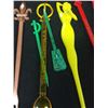 Image 2 : A Lot of 20 Vintage Swizzle Sticks