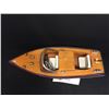 Image 2 : Very Nice Vintage Wooden Boat Model 10" L x 4" w. Very Nice Detail