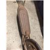 Image 5 : Vintage Kids Push/ Kick Scooter 1940s 33" Tall and it is approximately 40" Long. Has Wooden Handles.