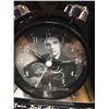 Image 2 : Elvis Presley Twin Bell Alarm Clock New. Still In the Box