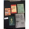 Image 1 : Nice Lot of 5 Books. Firearms Collecting, Farmers Pocket Ledger,Recipe Book,Deer Hunting and a Woods