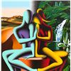 Image 1 : Mark Kostabi "TOUCHING DREAMS" Original Serigraph