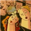 Image 2 : Oz El Hai, "Homage to Marilyn Monroe (v9)" Original Mixed Media Painting on Board; Hand Signed; Cert