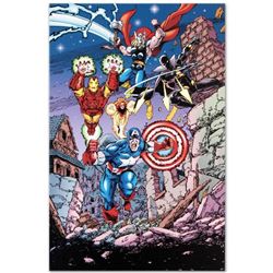 Marvel Comics "Avengers #21" Numbered Limited Edition Giclee on Canvas by George Perez with COA.