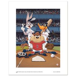  At the Plate (Red Sox)  Numbered Limited Edition Giclee from Warner Bros. with Certificate of Authe