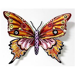 Patricia Govezensky- Original Painting on Cutout Steel "Butterfly CCXII"