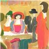 Image 2 : Moshe Leider, Original Watercolor Painting, Hand Signed with Certificate of Authenticity.