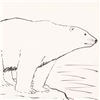 Image 2 : Wyland, "Polar Bear" Framed Original Sketch, Hand Signed with Certificate of Authenticity.