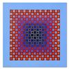 Image 2 : Victor Vasarely (1908-1997), "Folklore Planetaire Portfolio" Includes 10 Heliogravure Prints, Titled