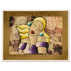 Oz El Hai, Original 3D Mixed Media Painting on Board, Hand Signed with Certificate of Authenticity.