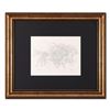 Image 1 : Guillaume Azoulay, "Progression AB" Framed Original Drawing, Hand Signed with Letter of Authenticity