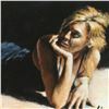 Image 2 : Fabian Perez, "Second Blonde" Hand Textured Limited Edition Giclee on Board. Hand Signed and Numbere