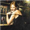 Image 2 : Fabian Perez, "Naomi" Hand Textured Limited Edition Giclee on Board. Hand Signed and Numbered AP 14/