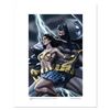 Image 1 : "Batman and Wonder Woman" Numbered Limited Edition Giclee from DC Comics & Stanley Lau with COA