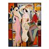 Image 1 : Isaac Maimon, "Dames Elegantes" Limited Edition Serigraph, Numbered and Hand Signed with Letter of A