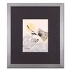 Image 1 : Caroline Young, "Hunting" Framed Original Gouache Painting on Mother of Pearl Paper, Hand Signed wit