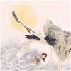 Image 2 : Caroline Young, "Hunting" Framed Original Gouache Painting on Mother of Pearl Paper, Hand Signed wit