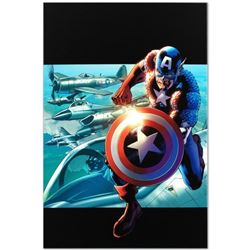 Marvel Comics  Captain America: Man Out Of Time #2  Numbered Limited Edition Giclee on Canvas by Bry