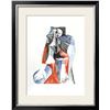 Image 1 : Pablo Picasso "Femme Assise" Custom Framed Lithograph