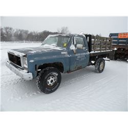 1975 Chev 3/4 ton SN#-CKY245F387055  Does NOT run. NO motor