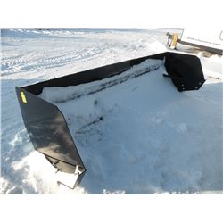 10ft snowpusher w/bolt-on cutting edge & shoes -New