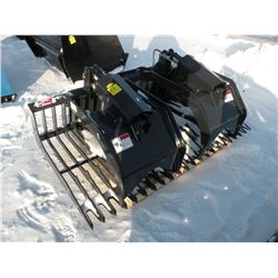 Stout 72"-3 rock/brush grapple w/coupler -New
