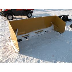 Used 8ft snowpusher w/bolt-on cutting edge & replaceable shoes