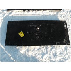 Weldable tool plate for skidloader -New