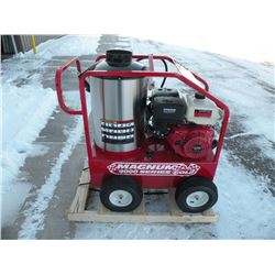 EZ Kleen Magnum Gold 4000 psi, 12 volt burner w/electric start hot water pressure washer -New