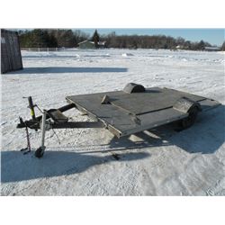 Homemade 80"x10ft  trailer -OFF ROAD USE ONLY