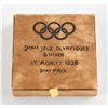 Image 3 : St. Moritz 1928 Winter Olympics Bronze Winner's Medal with Case