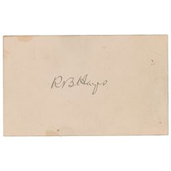 Rutherford B. Hayes