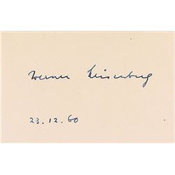 Werner Heisenberg