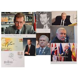 Vaclav Havel and Lech Walesa