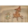 Image 1 : Bambi and Thumper production cel from Bambi