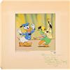 Image 1 : Donald Duck and José Carioca production cel from Saludos Amigos signed by Walt Disney