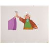 Image 2 : Footman and Glass Slipper production cel from Cinderella