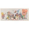 Image 1 : Looney Tunes characters super-pan drawing by Virgil Ross