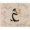Image 1 : Sylvester and Tweety limited edition cel entitled 'Tweety & Sylvester Persona'