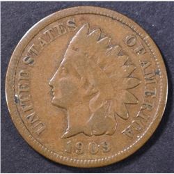 1909-S INDIAN CENT  VG/F   RARE