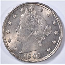 1901 LIBERTY NICKEL  CH BU