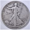 Image 1 : 1918-D WALKING LIBERTY HALF DOLLAR  VF