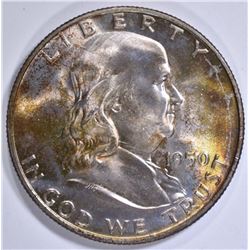 1950-D FRANKLIN HALF DOLLAR  GEM UNC FBL