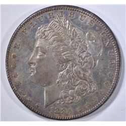 1884 MORGAN DOLLAR   GEM UNC DMPL