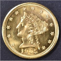 1905 $2.5 GOLD LIBERTY  GEM BU