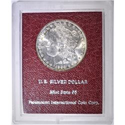 1898 MORGAN DOLLAR  PARAMOUNT GEM BU