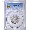 Image 1 : 1919 SILVER 25 CENT CANADA  PCGS MS-62 GOLD SEAL